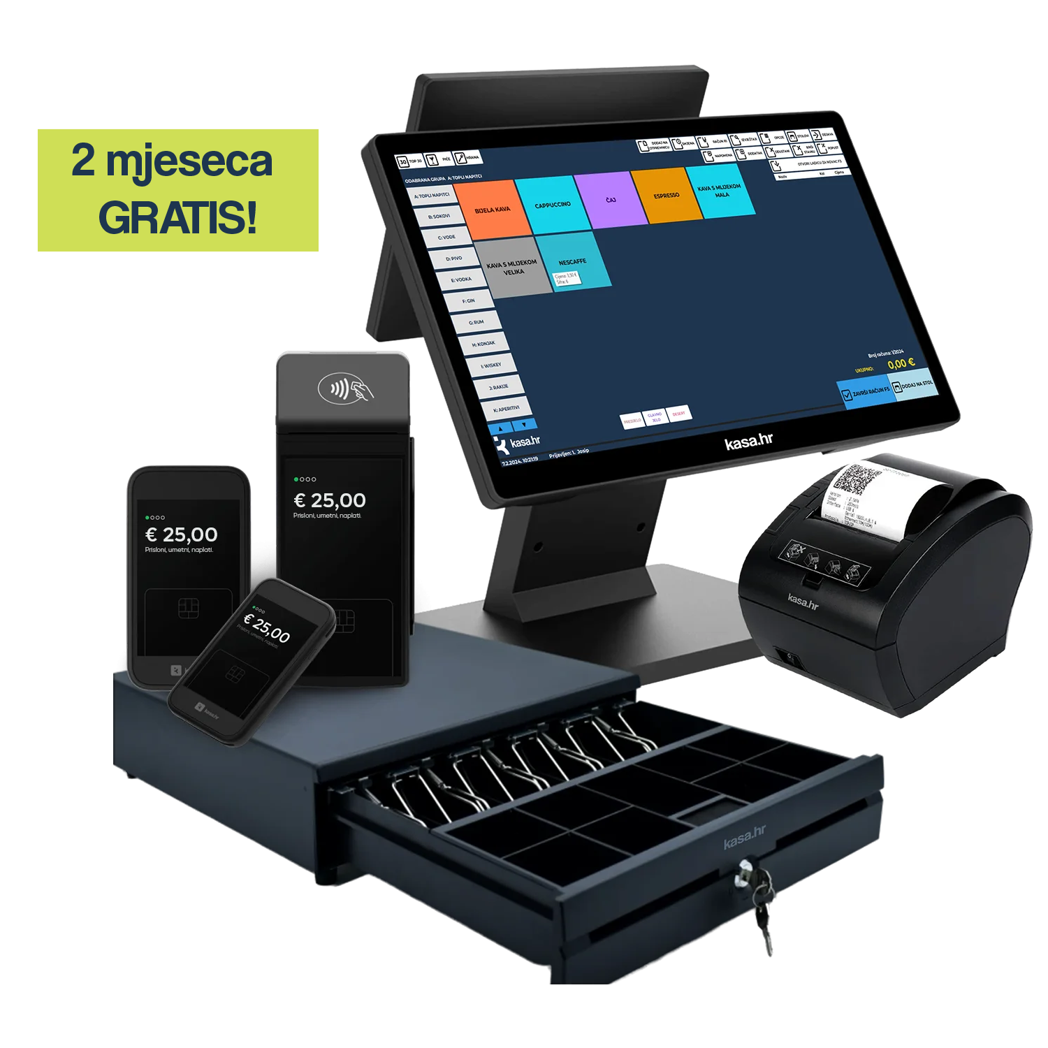 Kasa program prodaja najam oprema