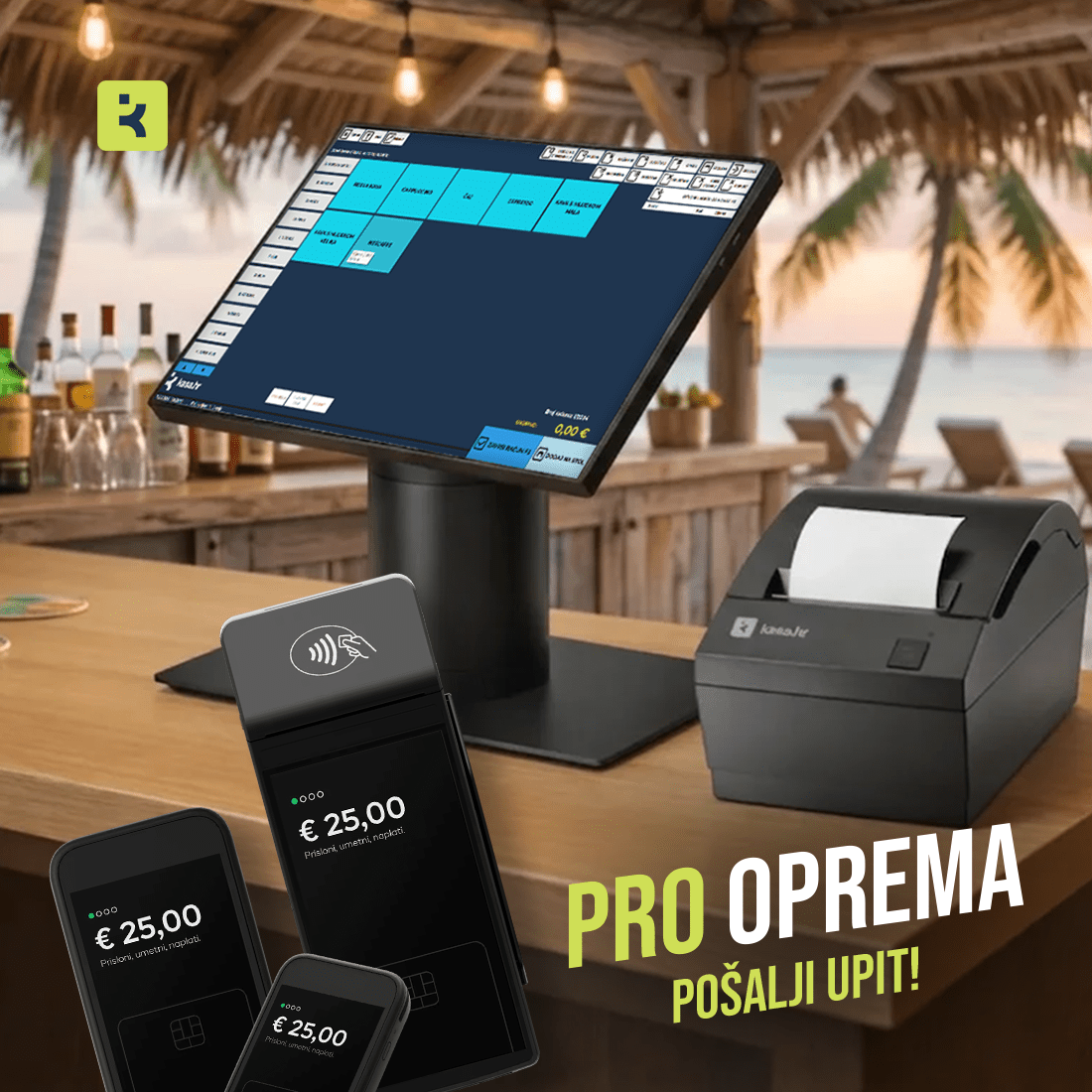 Kasa program prodaja najam oprema